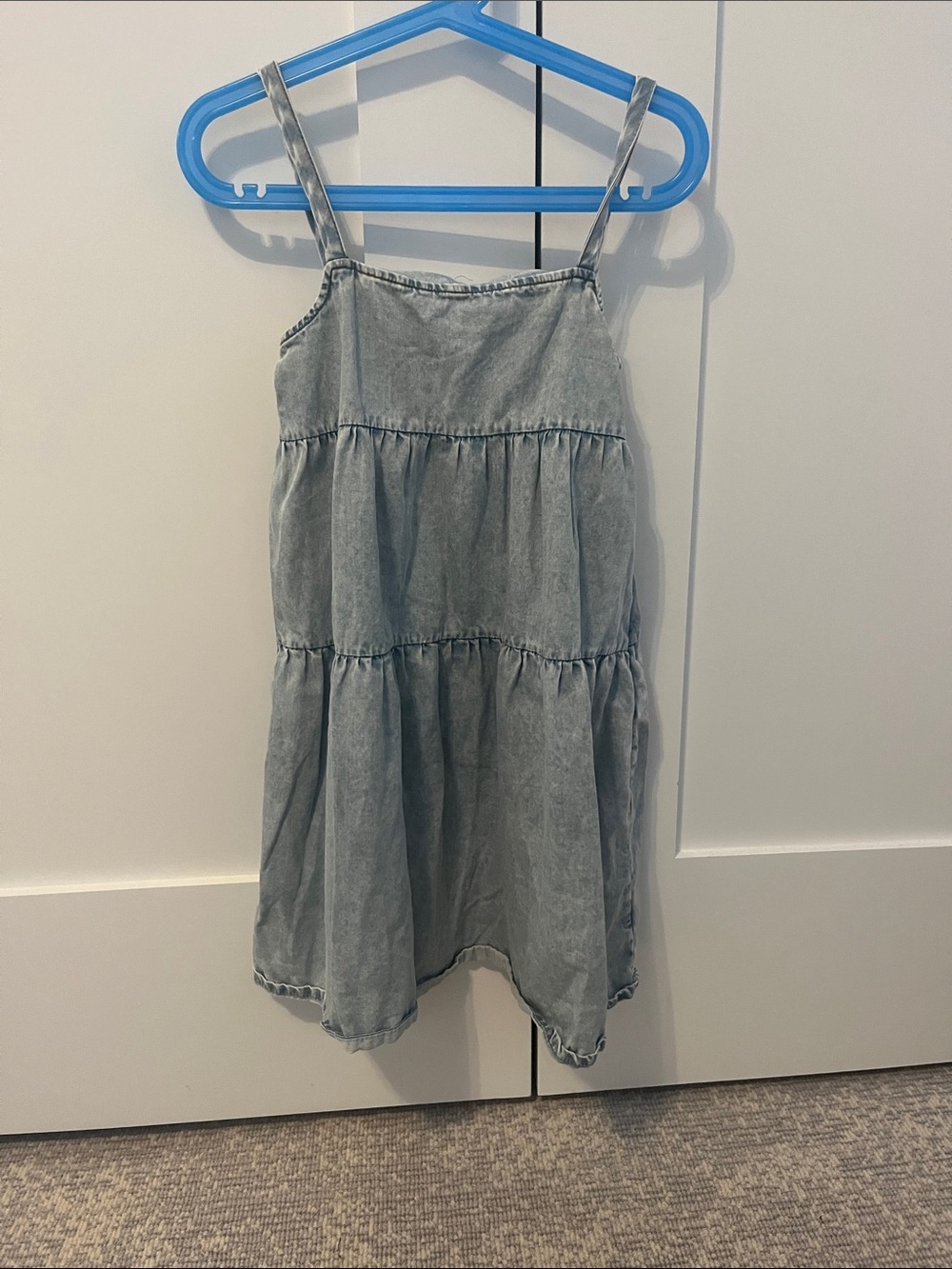 Casual Light  Denim Tiered jumper